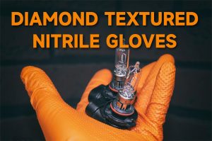 INTCO Diamond Textured Nitrile Gloves