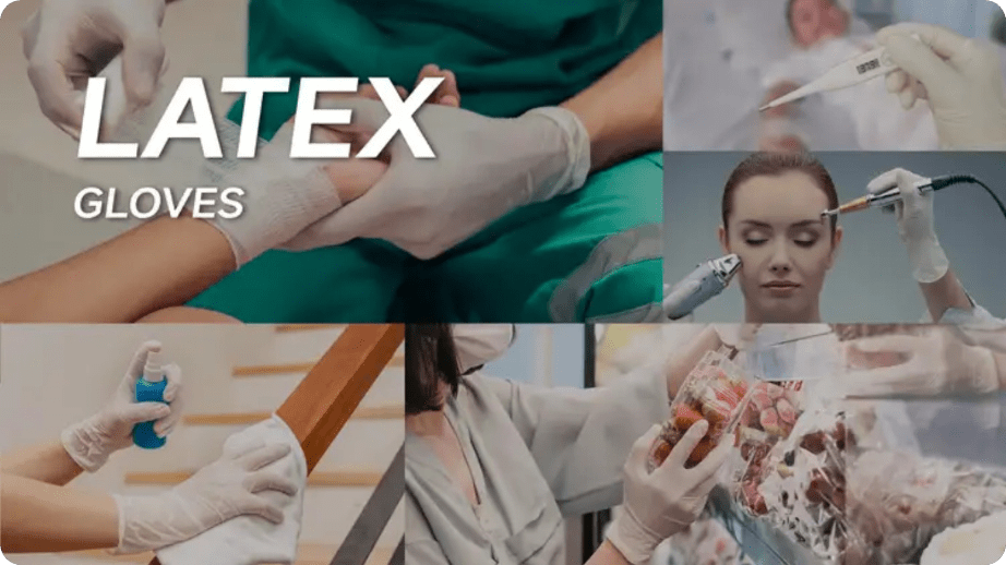 Sterile, single-use, powder-free nitrile exam gloves (pairs) are intended to be used for medical purposes for cross-contamination protection of the patient and examiner.