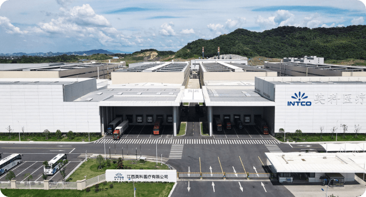 INTCO medical nitrile glove manufacturing plant  (Jiujiang, China)