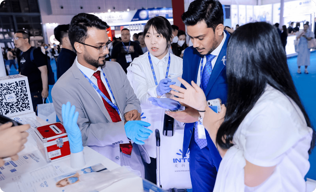 INTCO medical participates in the medical show as a manufacturer of disposable gloves.