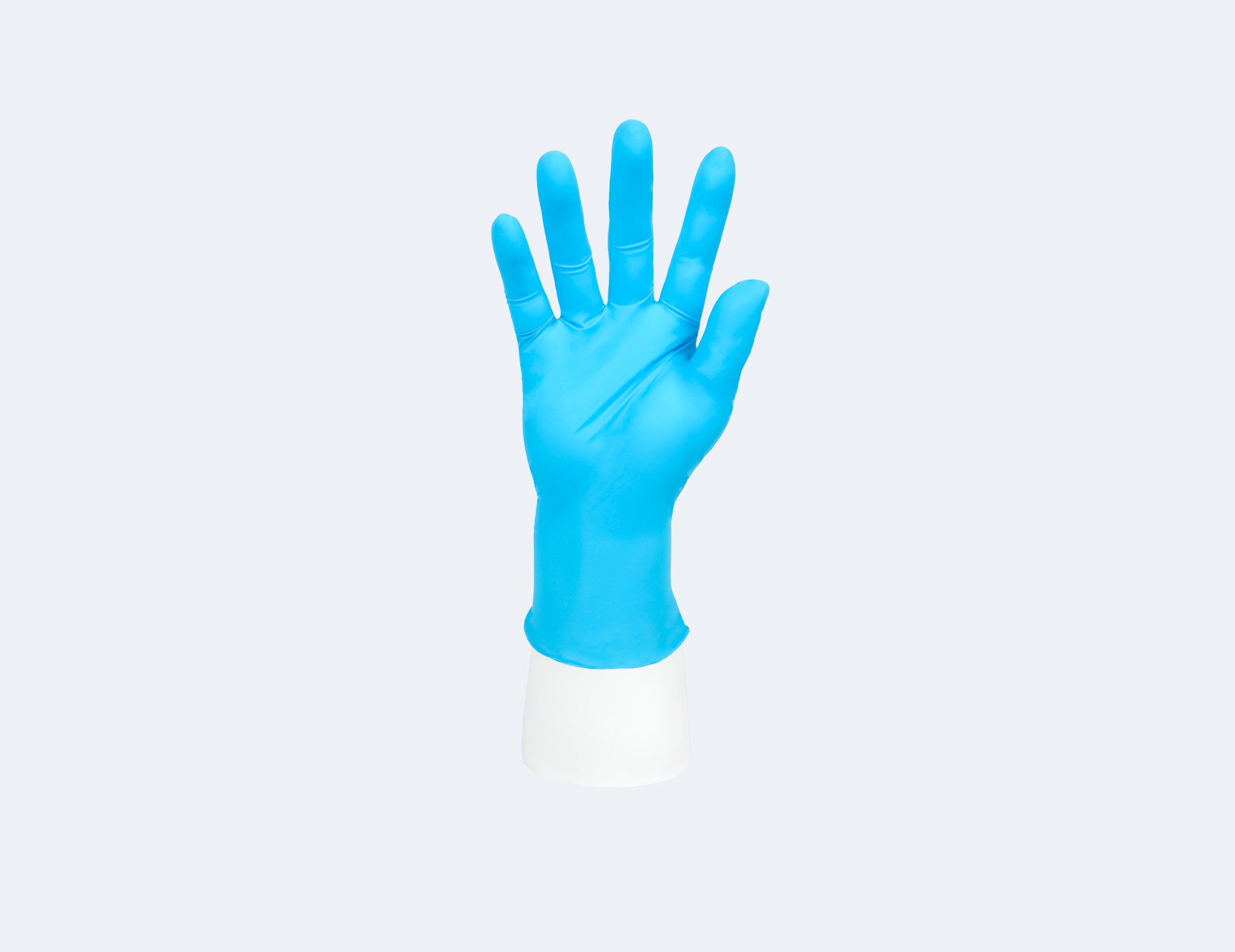 INTCO medical blue nitrile gloves
