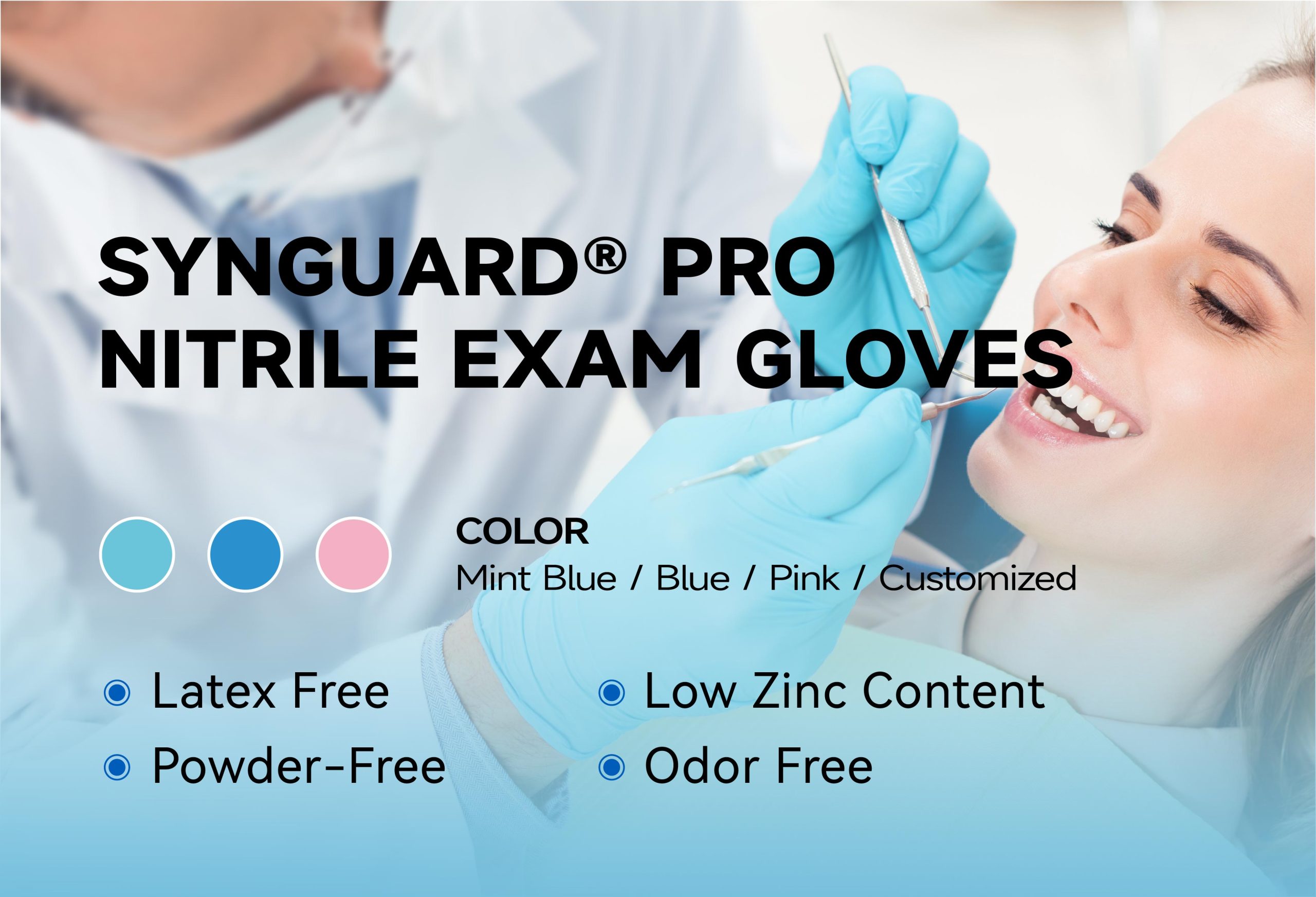 Synguard Pro Nitrile Exam Gloves