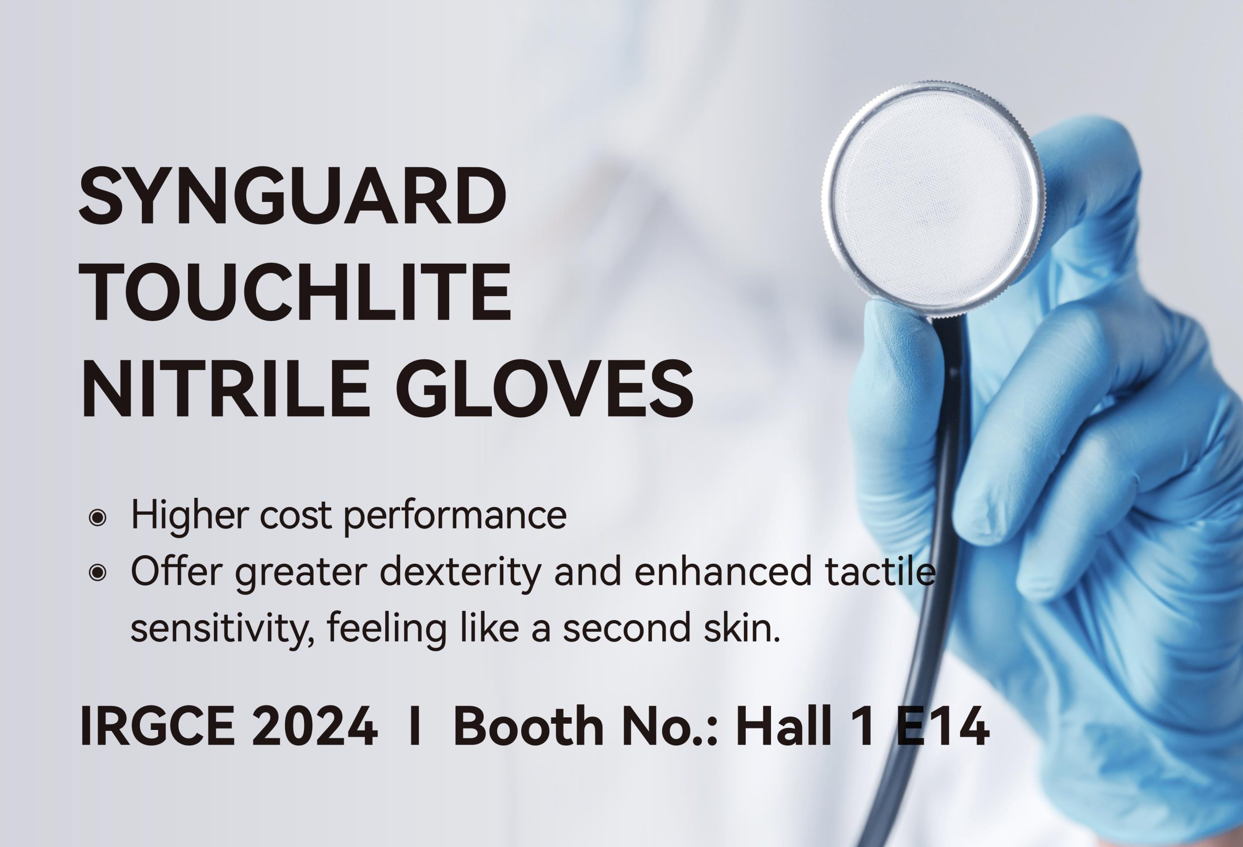 Synguard touchlite nitrile gloves